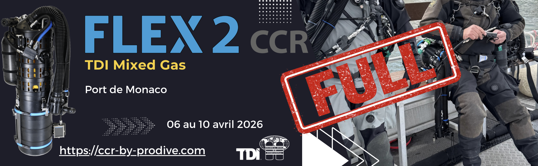 FLEX2 - TDI Mixed Gas Diver